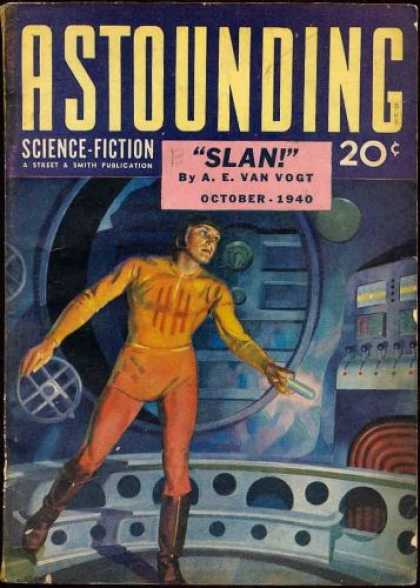 Astounding Stories 119 - Slan - Astounding - Science Fiction - Space - A E Van Vogt
