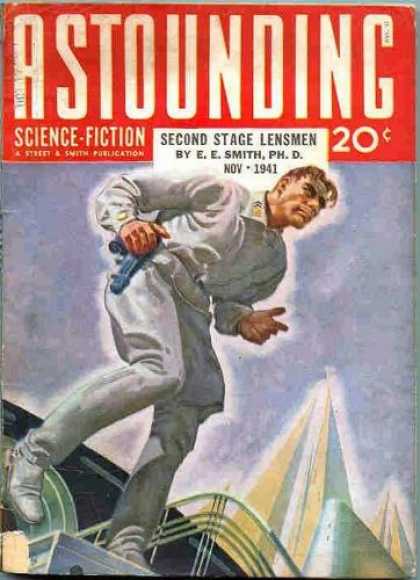 Astounding Stories 132 - November 1941 - Second Stage Lensmen - Towers - Buildings - Human