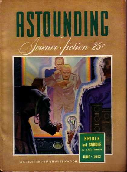 Astounding Stories 139 - June 1942 - Military - Prisioner - Control Station - Scared