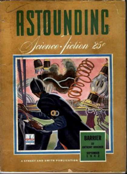Astounding Stories 142 - Science Fiction - Barrier - Anthony Bouchen - Spring - Light Bulb