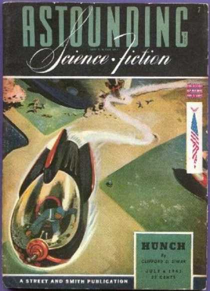 Astounding Stories 152 - Hunch - Spaceship - July 1941 - Clifford - Crash