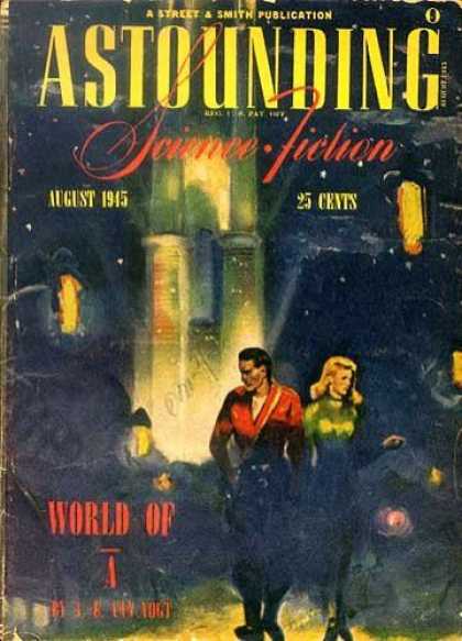 Astounding Stories 177 - August 1945 - World Of 4 - Humans - Space - Space Craft