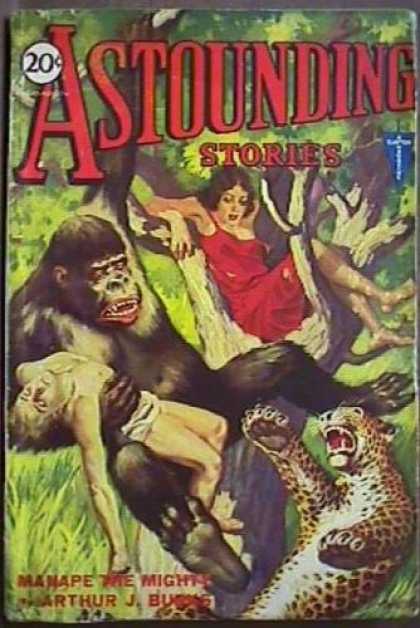 Astounding Stories 18 - Chimpancy - One Girl - Thick Forest - Sleeping Man - Arthur J
