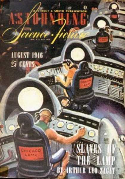 Astounding Stories 189 - August 1946 - Space - Command Station - Slaves Of The Lamp - Buttons