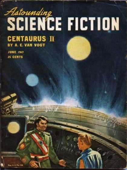 Astounding Stories 199 - Centaurus Ii - Van Vogt - June 1947 - 25 Cents - Moons