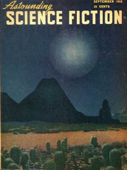 Astounding Stories 214 - Cactus - Desert - September 1948 - Moutain - Planet