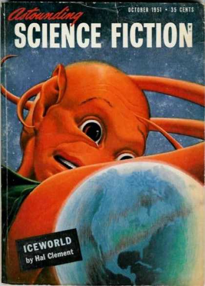 Astounding Stories 251 - Iceworld - October 1951 - Alien - Planet - Space