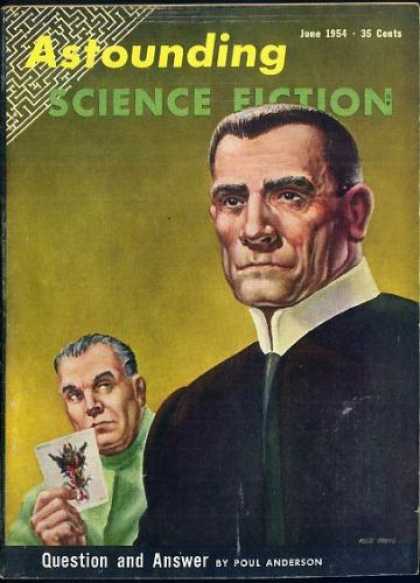 Astounding Stories 283 - Sci-fi - June 1954 - Poul Anderson - Question And Answer - Maze