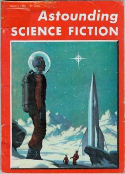 Astounding Stories 302 - Ice - January 1956 - Planet - Space - Astronaut