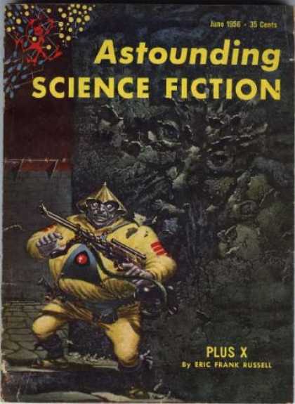 Astounding Stories 307 - Science Fiction - June 1956 - 35 Cents - Plus X - Eric Frank Russell