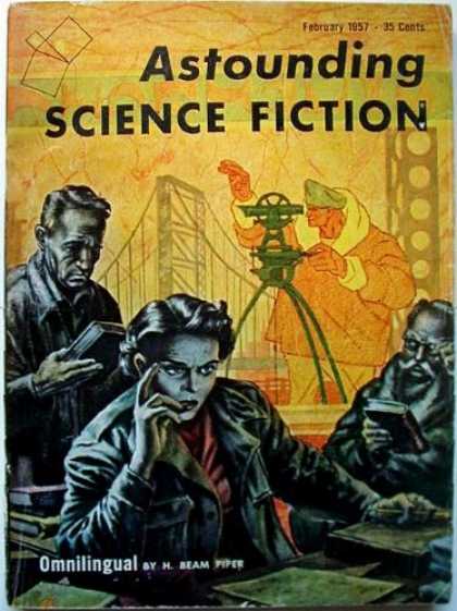 Astounding Stories 315 - February 1957 - Astounding - Science Fiction - Omnilingual - H Beam Piper