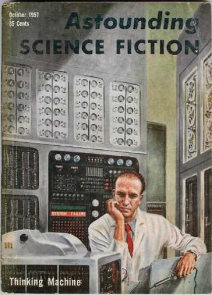 Astounding Stories 323 - Computer - Scientist - October 1957 - Thinking Machine - Mathematics