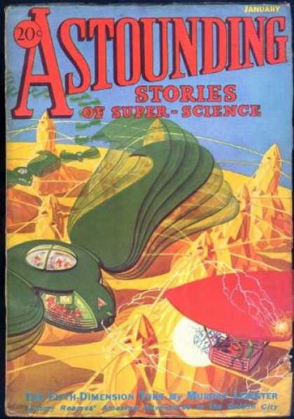 Astounding Stories 33 - Astounding Stories Of Super Science - January - 20 Cents - The Fifth Dimension - Planet
