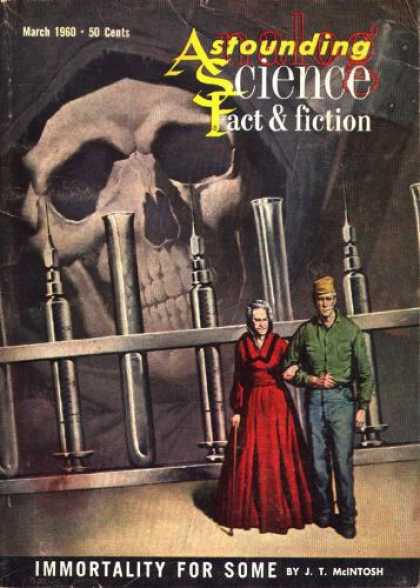 Astounding Stories 352 - Skull - Death - March 1960 - Immortality For Some - Jt Mcintosh