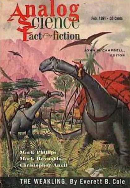 Astounding Stories 363 - Dinosaur - February 1961 - The Weakling - Everett B Cole - Teradactyl