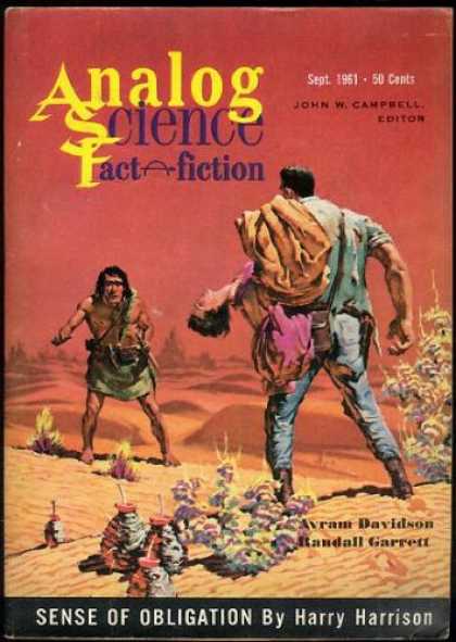 Astounding Stories 370 - Desert - September 1961 - Caveman - John Campbell Editor - Hero