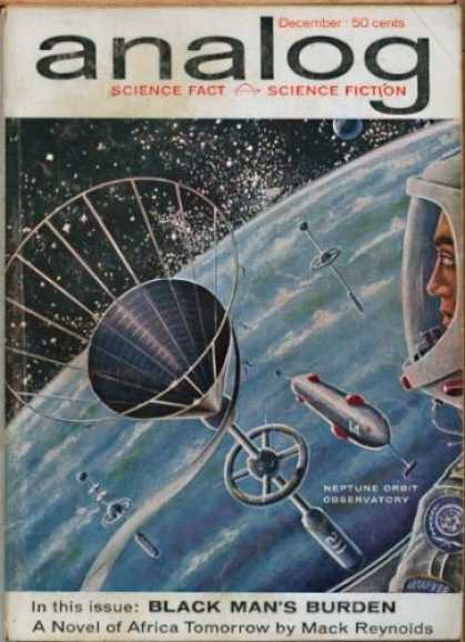 Astounding Stories 373 - Astronaut - Space Station - Funnel - Rocketship - Earth