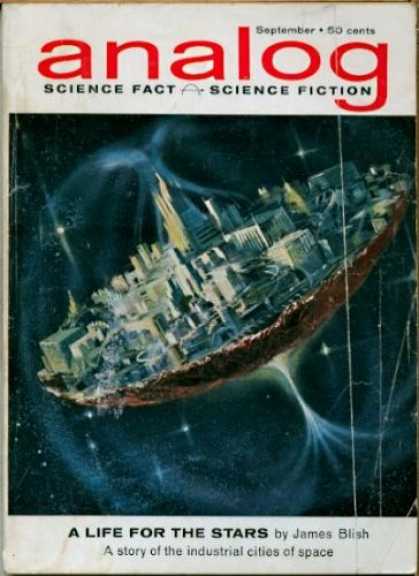 Astounding Stories 382 - Life For The Stars - Science Fiction - Cities In Space - Septemver - Space
