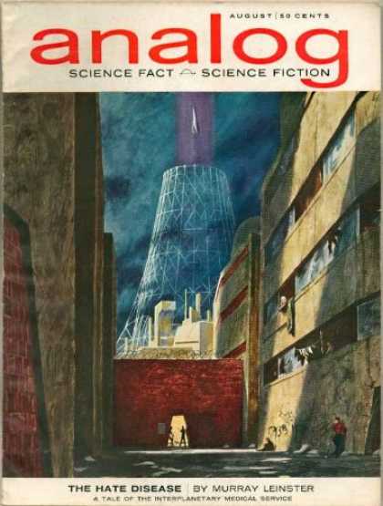 Astounding Stories 393 - August - The Hate Disease - Leinster - Cityscape - Power Plant