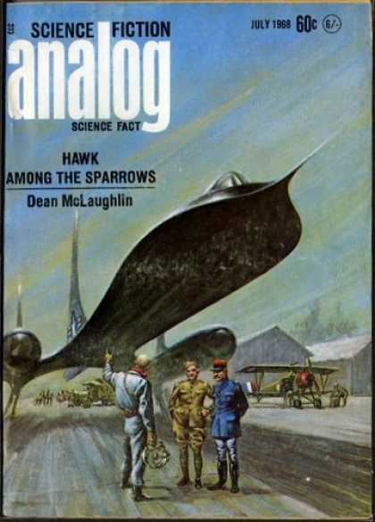 Astounding Stories 452 - Hawk Among The Sparrows - Dean Mclaughlin - Science Fiction - Space - July 1968