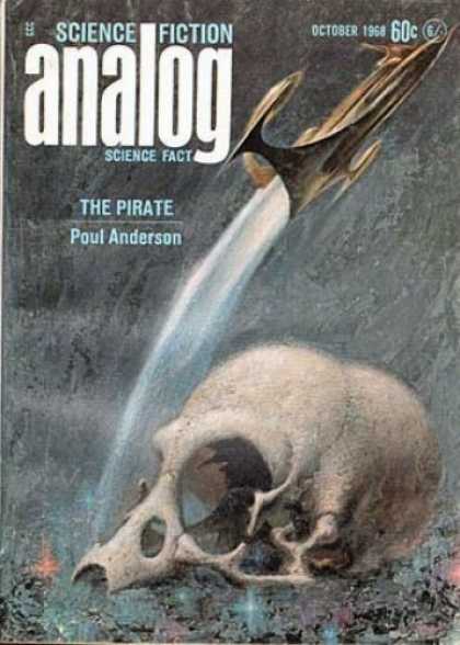 Astounding Stories 455 - The Pirate - Poul Anderson - October 1968 - Rocket Ship - Skull