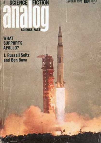 Astounding Stories 470 - What Supports Apollo - January 1970 - Shuttle - Launch - Fire