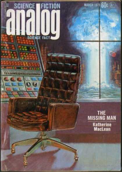 Astounding Stories 484 - March 1971 - The Missing Man - Maclean - Empty Chair - Control Panel