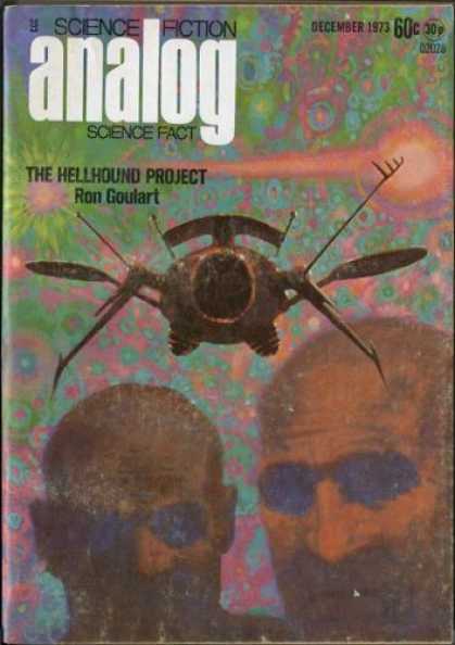 Astounding Stories 517 - December 1973 - The Hellhound Project - Space Craft - Galaxy - Heads