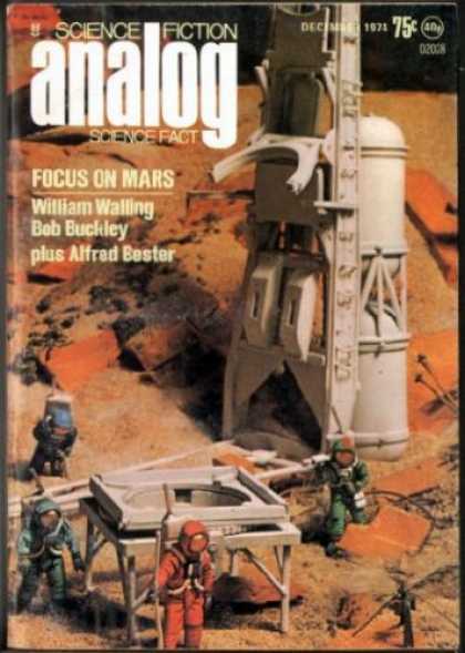 Astounding Stories 529 - Focus On Mars - Mars Scape - Buckley - Bester - December 1971