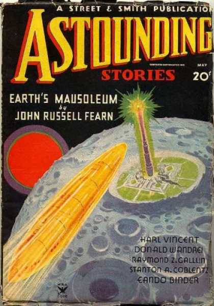 Astounding Stories 54 - Mausoleum - Sun - Donald Wandrei - 20 - Earths Mausoleum