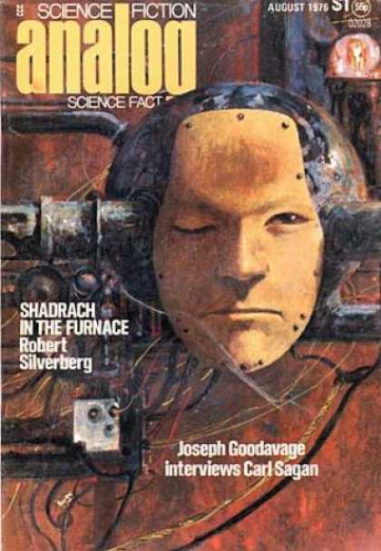 Astounding Stories 549 - Mask - August 1976 - Shadrach In The Furnace - Silverburg - Machinery