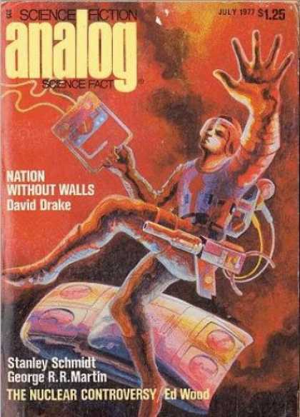 Astounding Stories 560 - July 1977 - Nation Without Walls - Space - Space Man - Gear