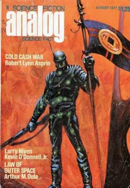 Astounding Stories 561 - August 1977 - Cold Cash War - Suit Of Amor - Flag - Fire