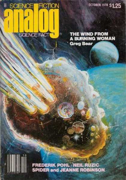 Astounding Stories 575 - The Wind From A Burning Woman - October 1978 - Planets - Space - Space Craft