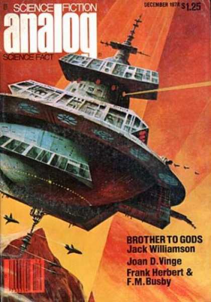 Astounding Stories 577 - Brother To Gods - Herbert - Busby - Spacecraft - December 1978