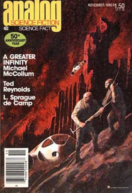 Astounding Stories 600 - A Greater Infinity - 50th Anniversary - Reynolds - November 1980 - Mccollum