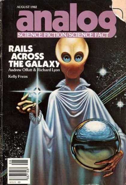 Astounding Stories 622 - Alien - Space - Rails Across The Galaxy - August 1982 - Andrew Offutt