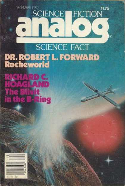 Astounding Stories 627 - Rocheworld - December 1982 - Outer Space - Shuttle - Explode