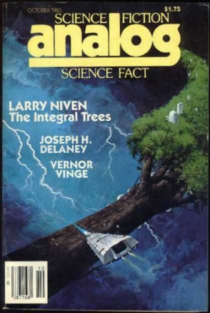 Astounding Stories 638 - Larry Niven - The Integral Trees - Joseph H Delaney - October 1983 - Vernor Vinge