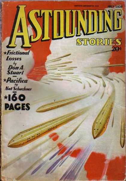 Astounding Stories 68 - Frictional Losses - Don A Stuart - Pacifica - Nat Schachmer - July 1936