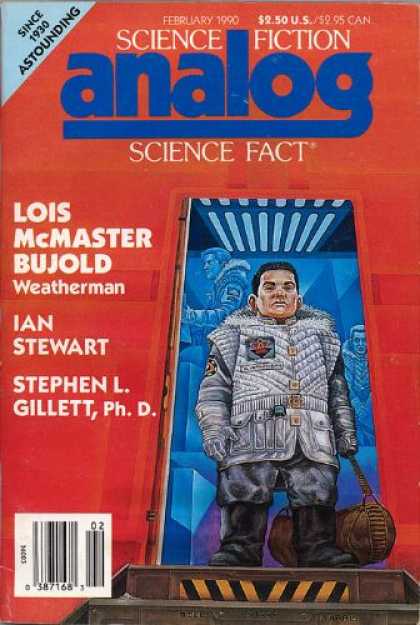 Astounding Stories 720 - February 1990 - Weatherman - Lois Mcmaster Bujold - Ian Stewart - Stephen L Gillet
