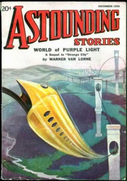 Astounding Stories 73 - World Of Purple Light - Sequel To Strange City - Warner Van Lorne - September 1930 - Train
