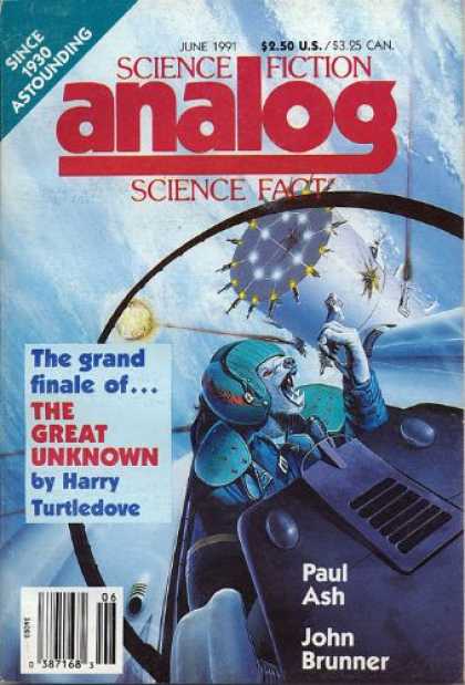 Astounding Stories 737 - Turtledove - June 1991 - The Great Unknown - Dog Astronaut - Spacecraft
