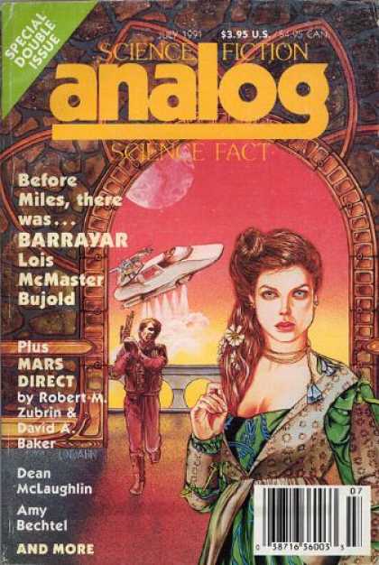 Astounding Stories 738 - Barrayar - Pink Orb - July 1991 - Bujold - Mars Direct