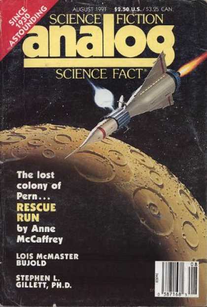 Astounding Stories 739 - August 1991 - Rocket - Anne Mccaffrey - Rescue Run - Lois Bujold