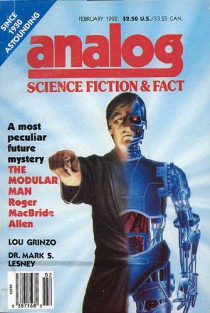 Astounding Stories 746 - The Modular Man - February 1992 - Humanoid - Robot - Man