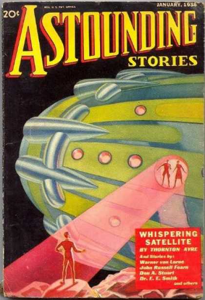 Astounding Stories 86 - Whispering Satelite - January 1938 - Planet - Space - Humans