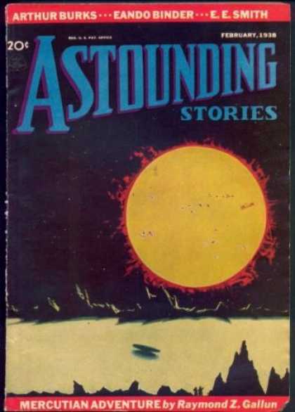Astounding Stories 87 - Sun - Space - Febuary 1938 - Mercutian Adventure - Planet