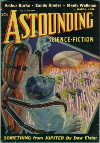Astounding Stories 88 - March 1938 - Arthur Burks - Eando Binder - Jupiter - Alien