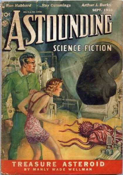 Astounding Stories 94 - September 1938 - Treasure Asteroid - Fist - Humans - Creature